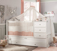 Baby Romantic Büyüyen Bebek Karyolası (Ebeveyn Karyolalı) (80x180 cm)