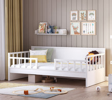 Daybed Çatısız Karyola (Montes Beyaz) (100x200 cm)
